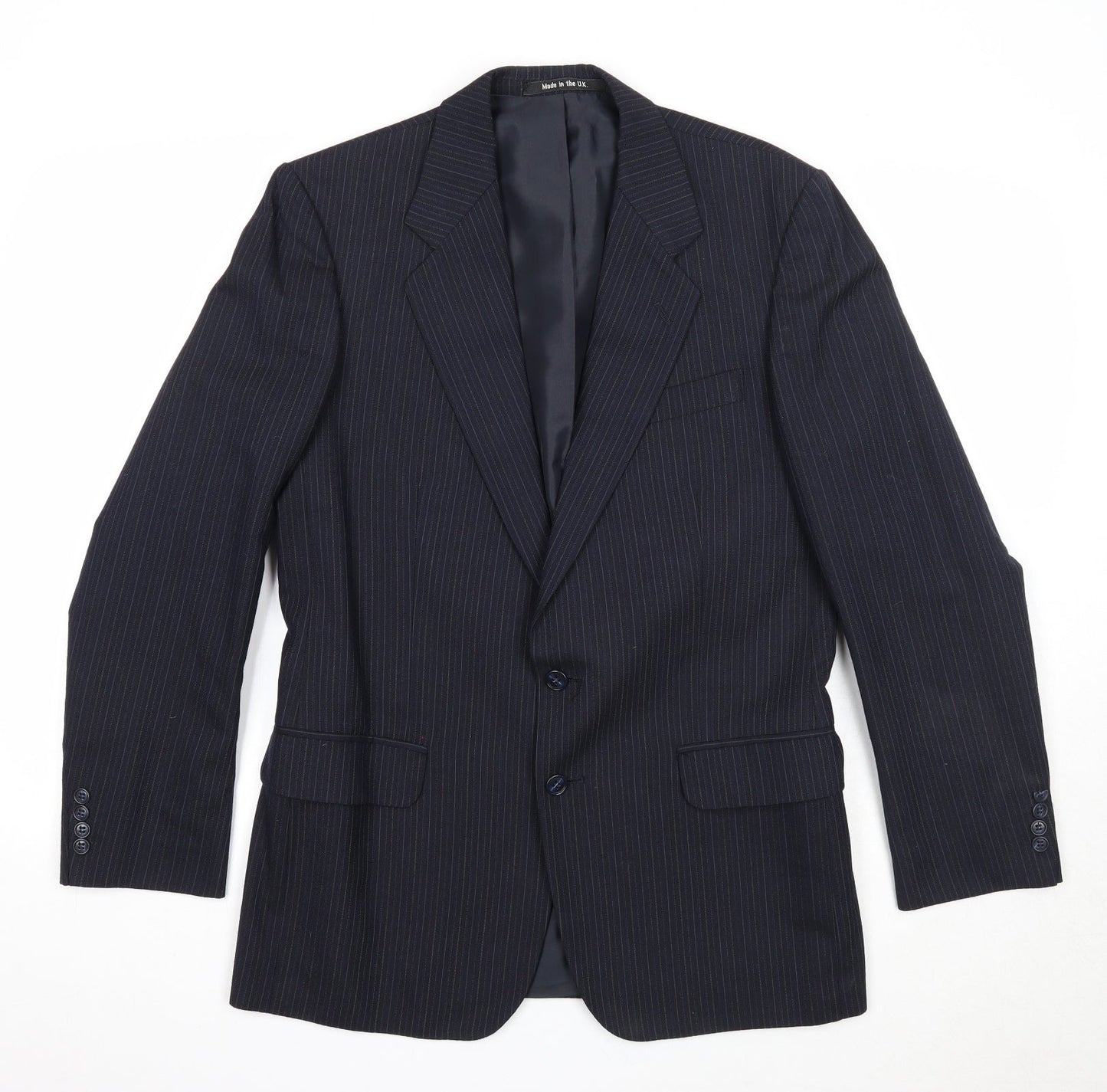 Mens UK Size 38 St Michael Regular Blue Suit Jacket