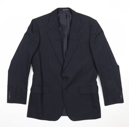 Mens UK Size 38 St Michael Regular Blue Suit Jacket