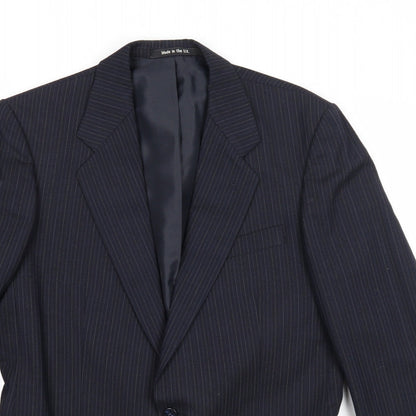 Mens UK Size 38 St Michael Regular Blue Suit Jacket