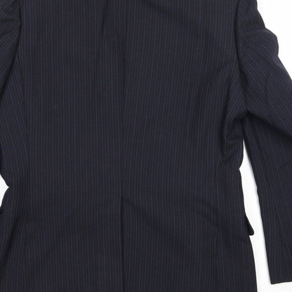 Mens UK Size 38 St Michael Regular Blue Suit Jacket