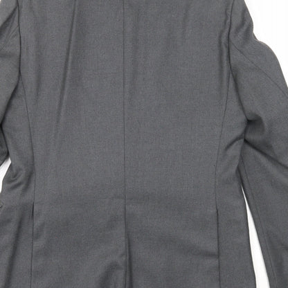 Mens UK Size 38 Preworn Regular Grey Suit Jacket