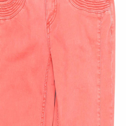Womens UK Size 26 in Street One Regular Fit Straight Pink Jeans