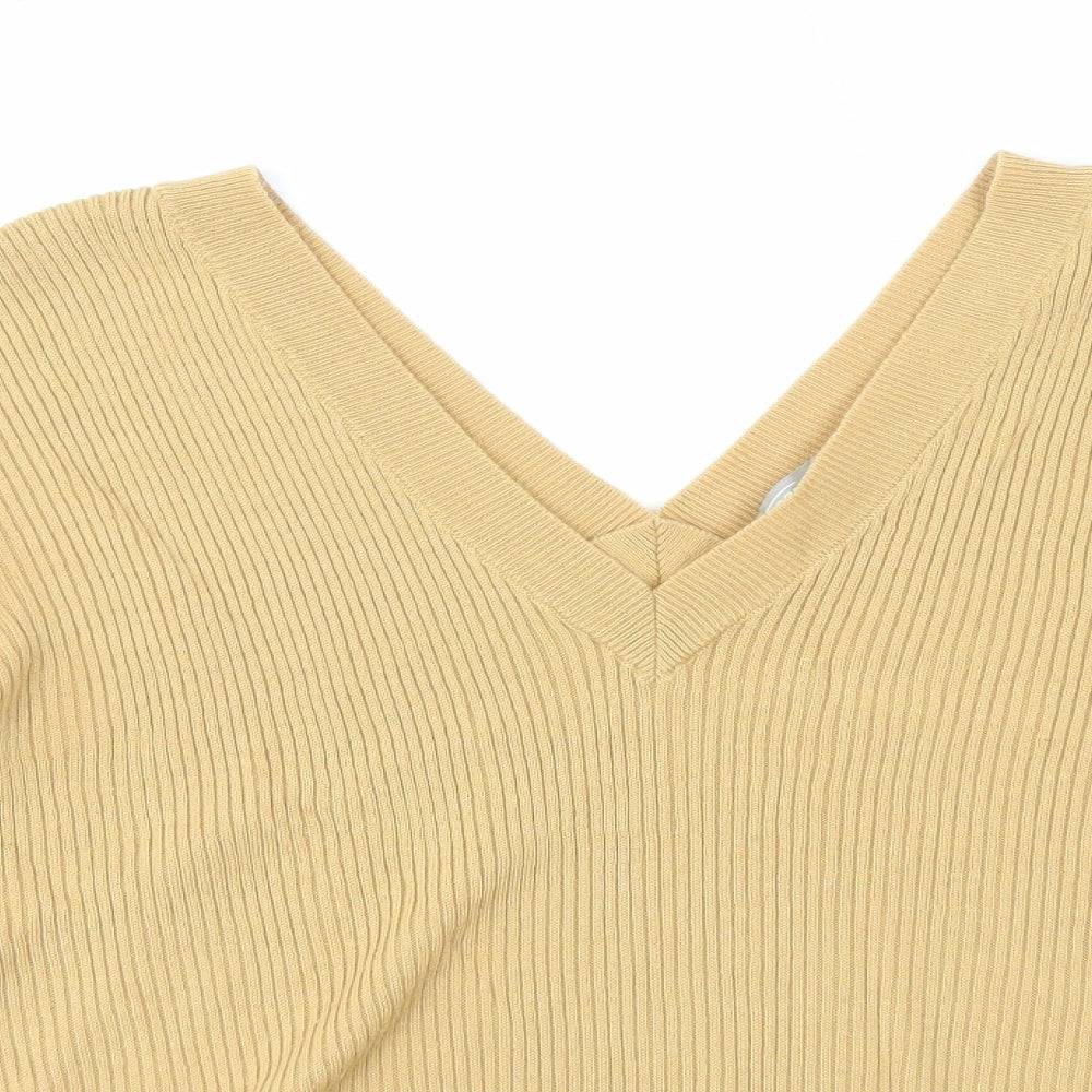 Womens UK Size 10 ASOS Beige Pullover Jumper