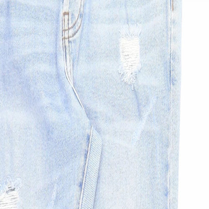 FOREVER 21 Womens Blue Cotton Skinny Jeans Size 26 in Regular Zip
