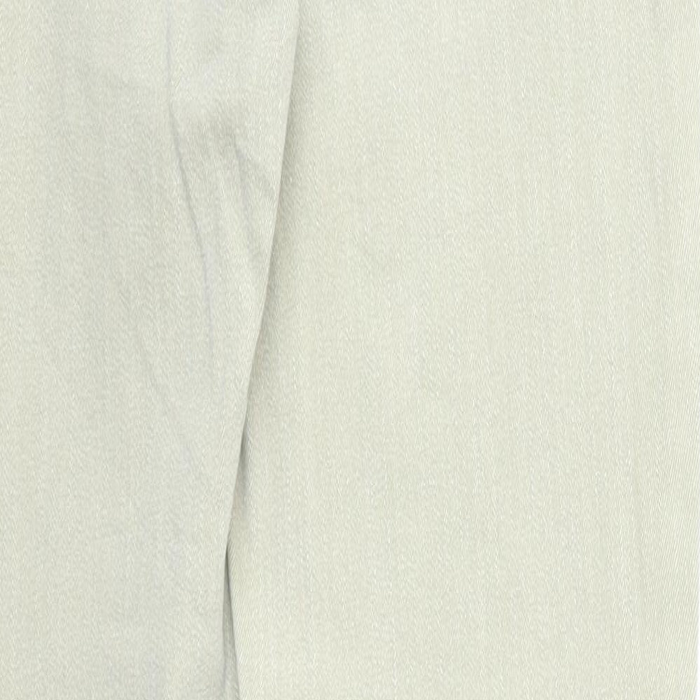 EDC Womens Green Cotton Straight Jeans Size 34 in Regular Zip