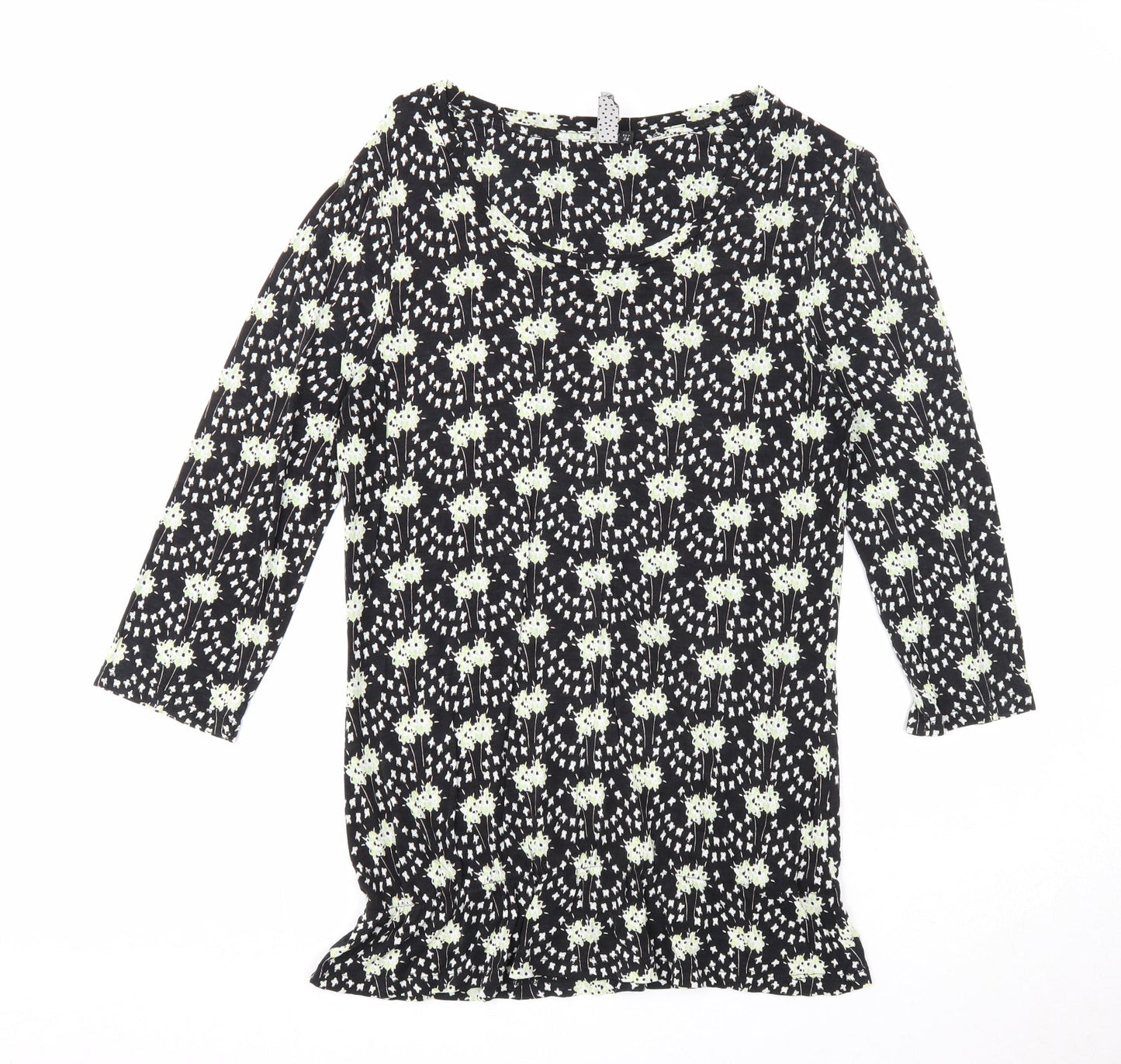 Womens UK Size 10 NEXT Black Basic Blouse