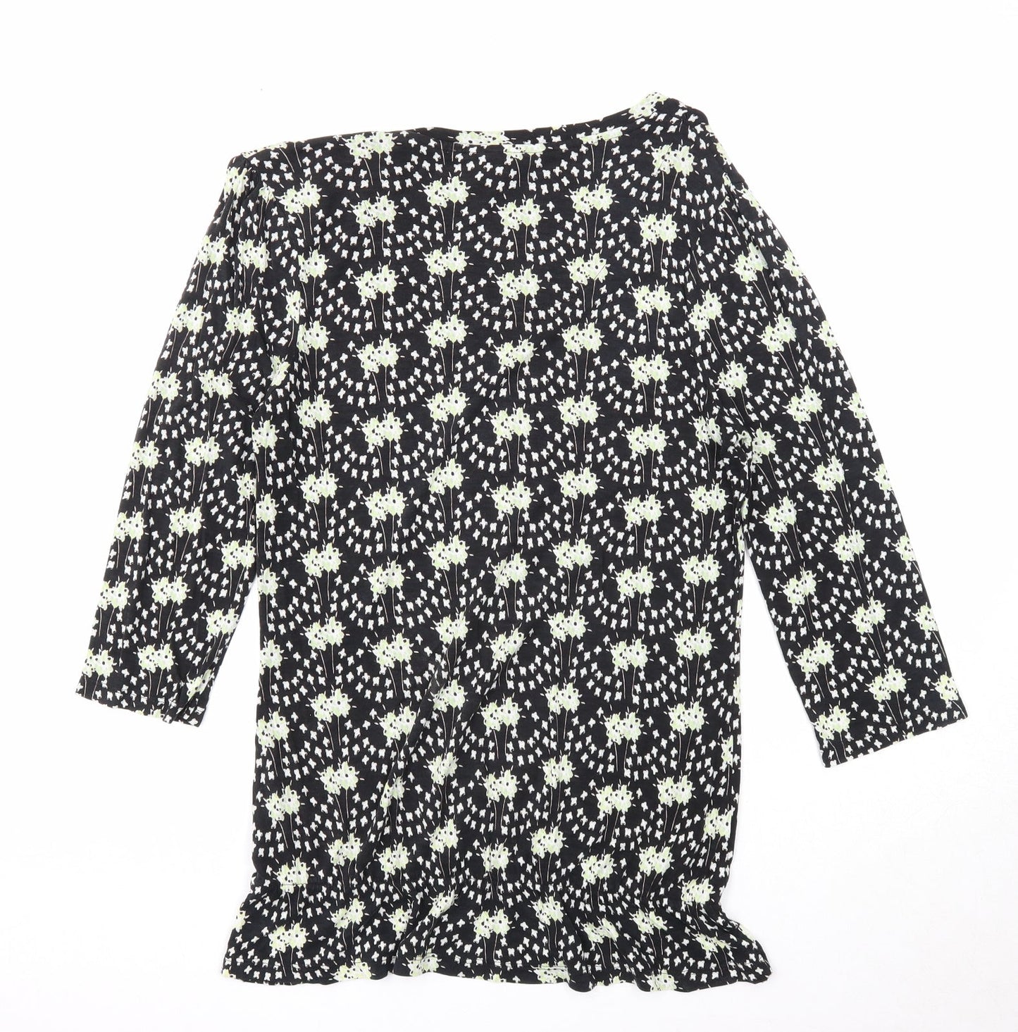 Womens UK Size 10 NEXT Black Basic Blouse