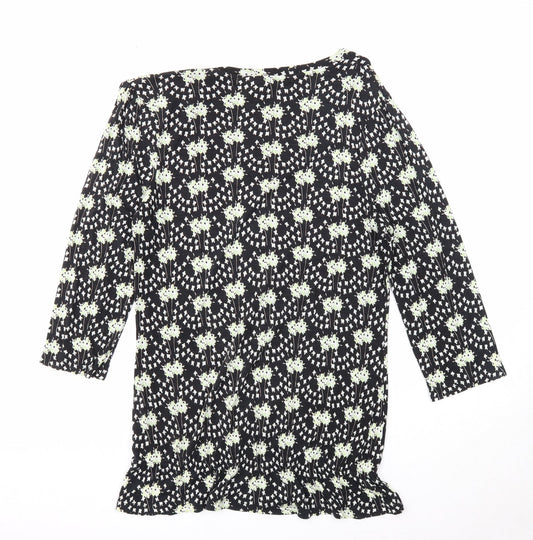 Womens UK Size 10 NEXT Black Basic Blouse