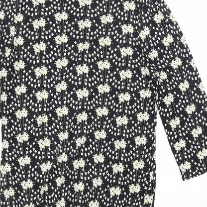 Womens UK Size 10 NEXT Black Basic Blouse