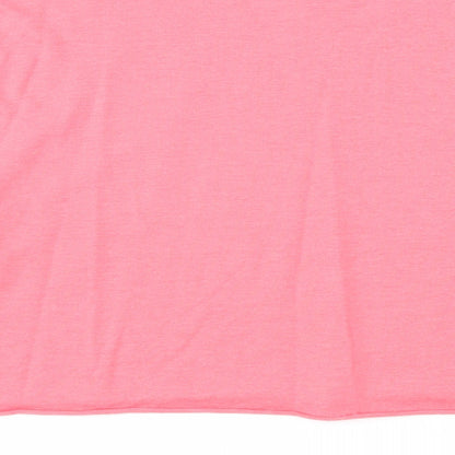 Jane Norman Womens Pink Cotton Pullover Sweatshirt Size L Pullover