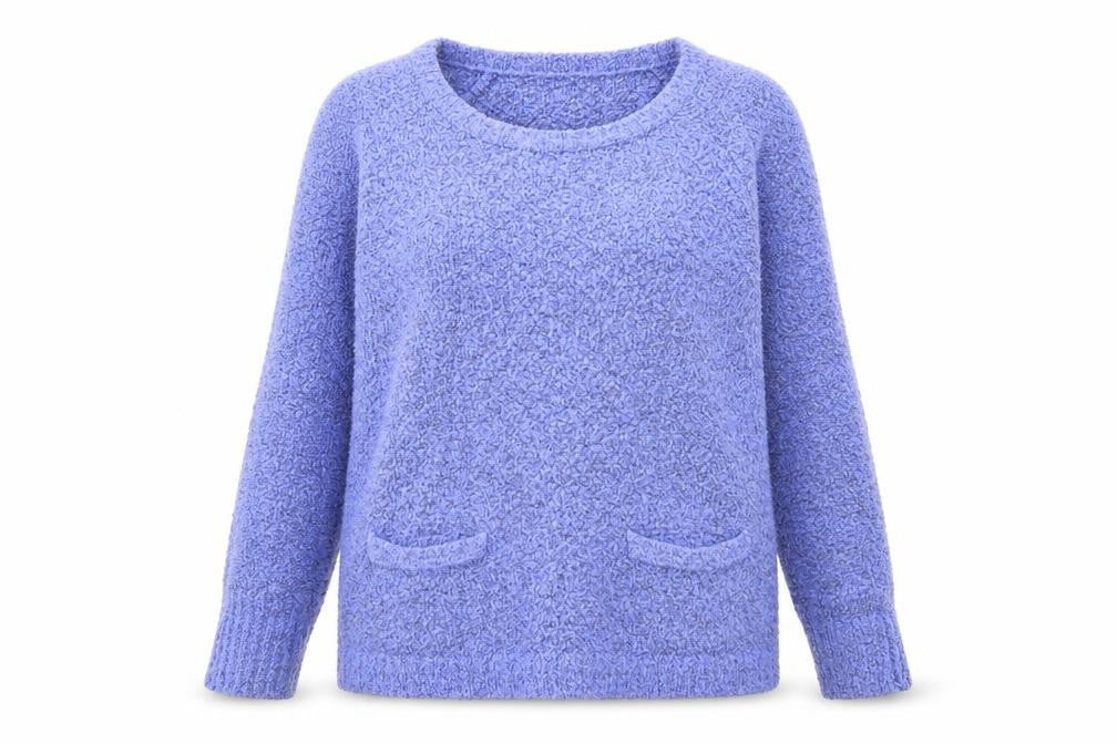 Womens UK Size S M&Co Purple Pullover Jumper