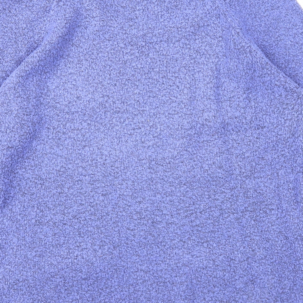 Womens UK Size S M&Co Purple Pullover Jumper