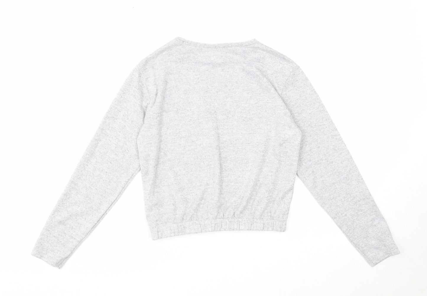 I love girls wear Girls Grey Polyester Pullover Sweatshirt Size 11 Years Pullover - Love