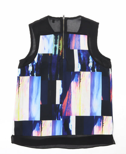 Womens UK Size S Warehouse Black Basic Tank