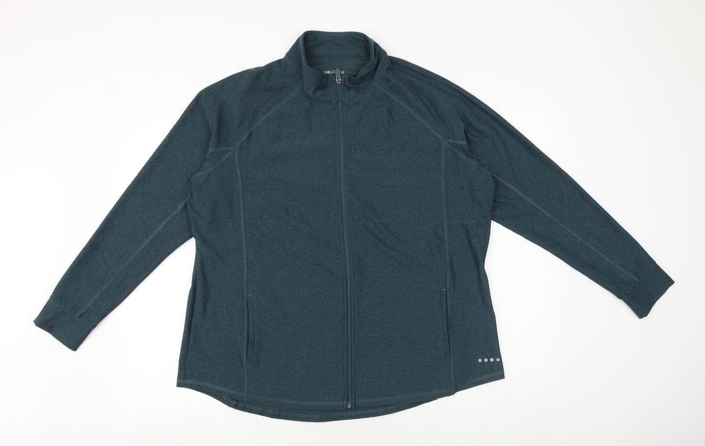 Matalan Womens Green Jacket Size XL Zip