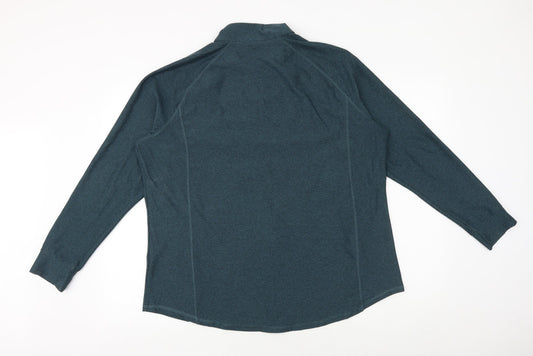 Matalan Womens Green Jacket Size XL Zip