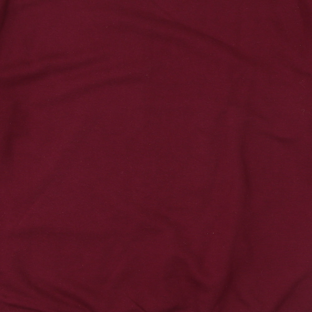 Awdis Mens Purple Cotton Pullover Sweatshirt Size M - Christmas Rugby