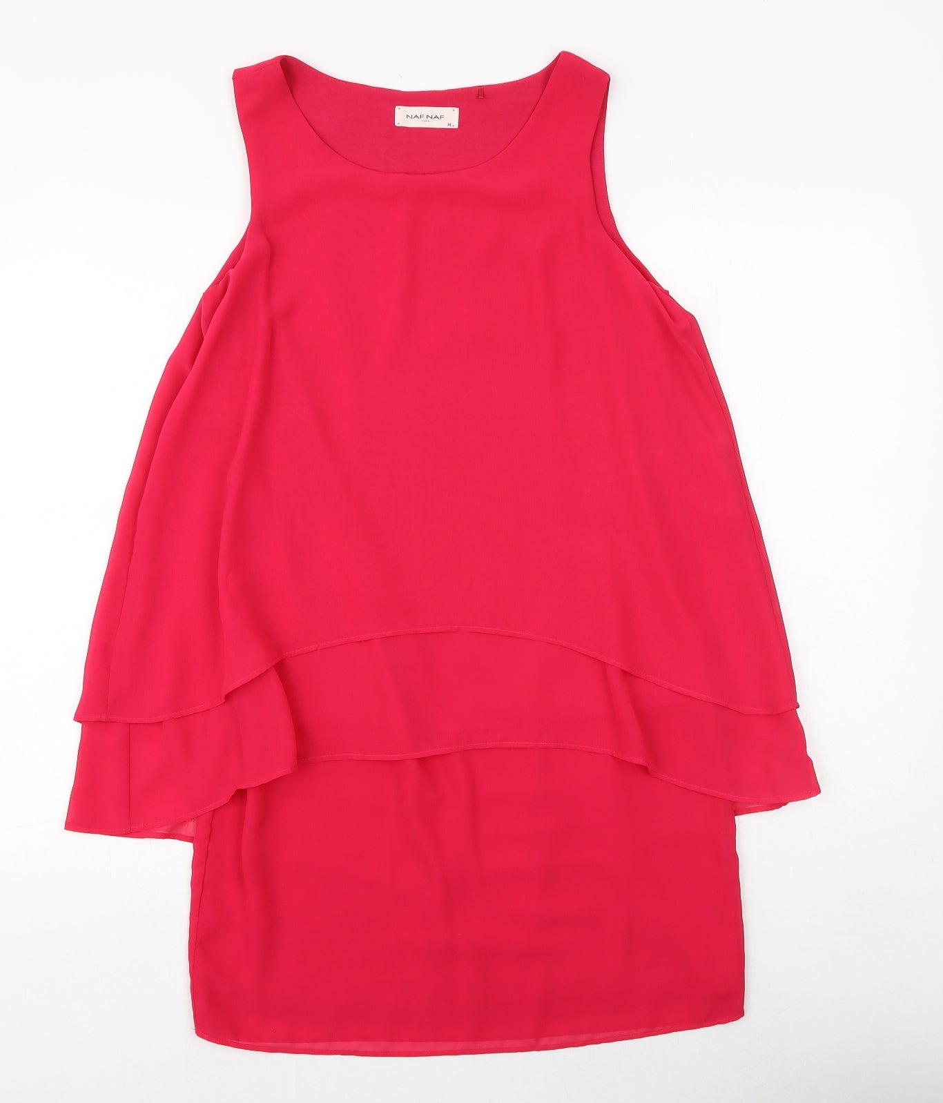 NAF NAF Womens Pink Polyester Shift Size M Round Neck Pullover