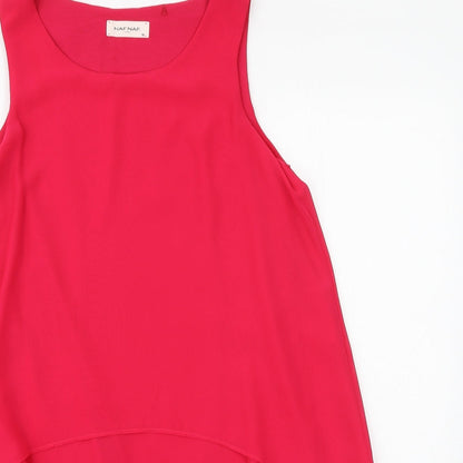 NAF NAF Womens Pink Polyester Shift Size M Round Neck Pullover