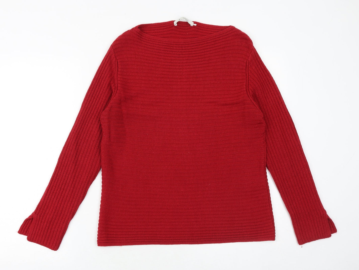 Womens UK Size 16 monari Red Pullover Jumper