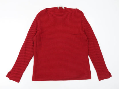 Womens UK Size 16 monari Red Pullover Jumper
