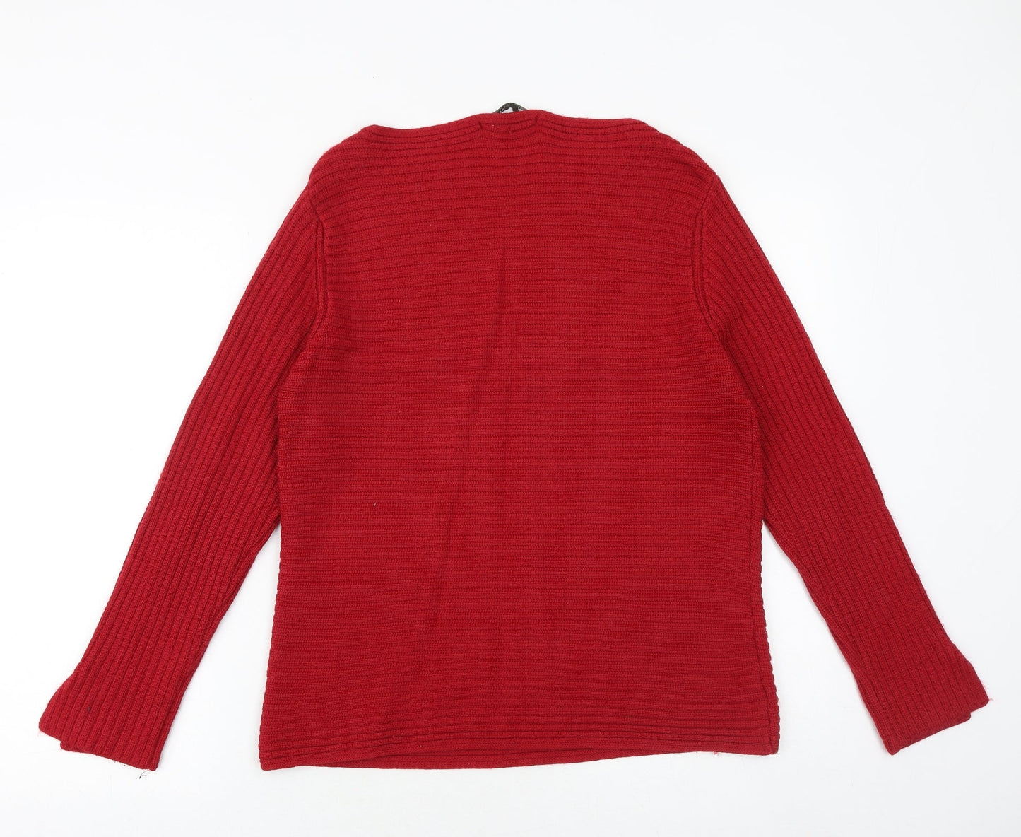 Womens UK Size 16 monari Red Pullover Jumper