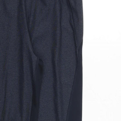 H&M Womens Blue Geometric Polyester Jogger Leggings Size S Regular Pullover