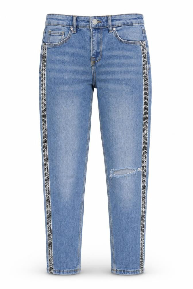 Womens UK Size 8 sinsay Regular Fit Straight Blue Jeans