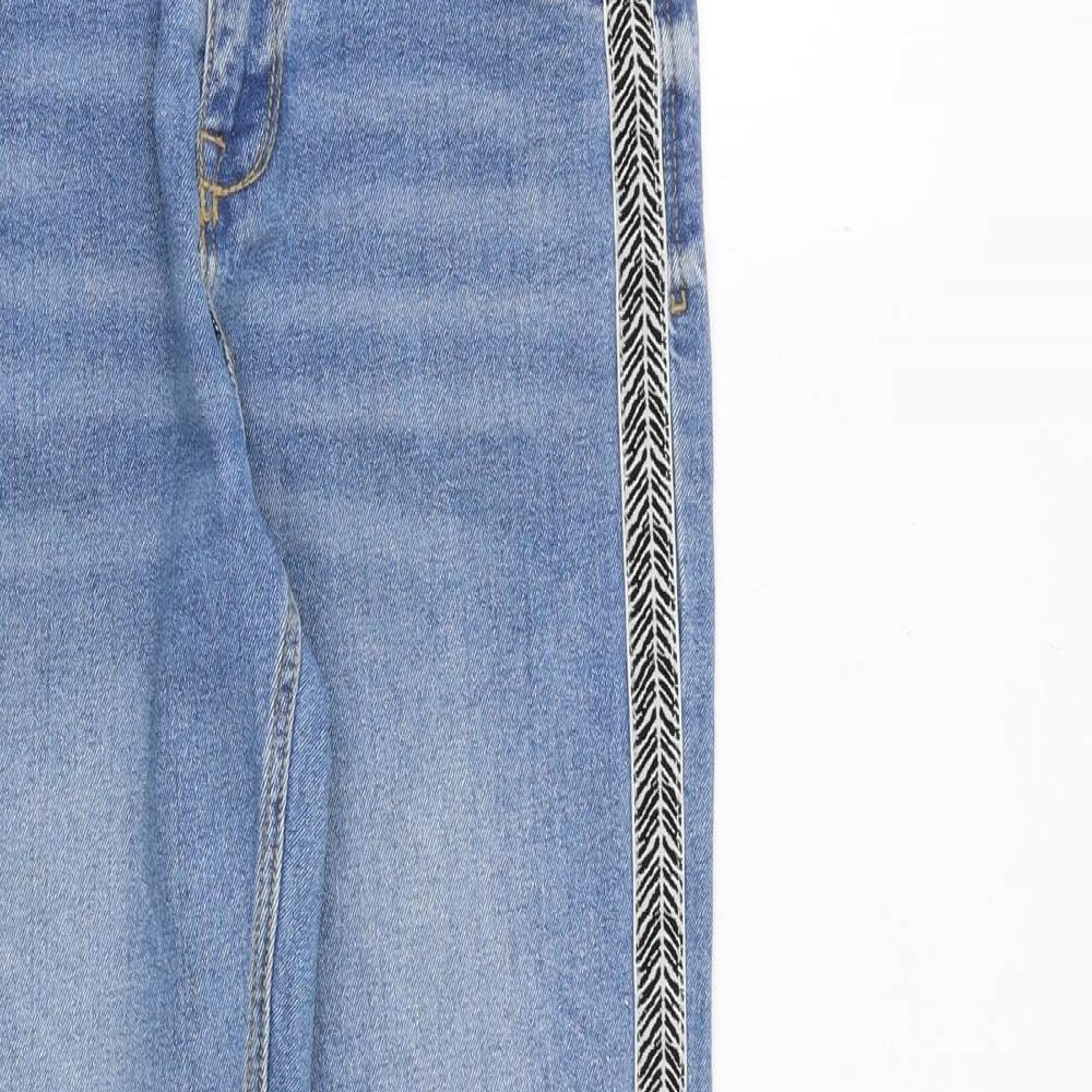 Womens UK Size 8 sinsay Regular Fit Straight Blue Jeans