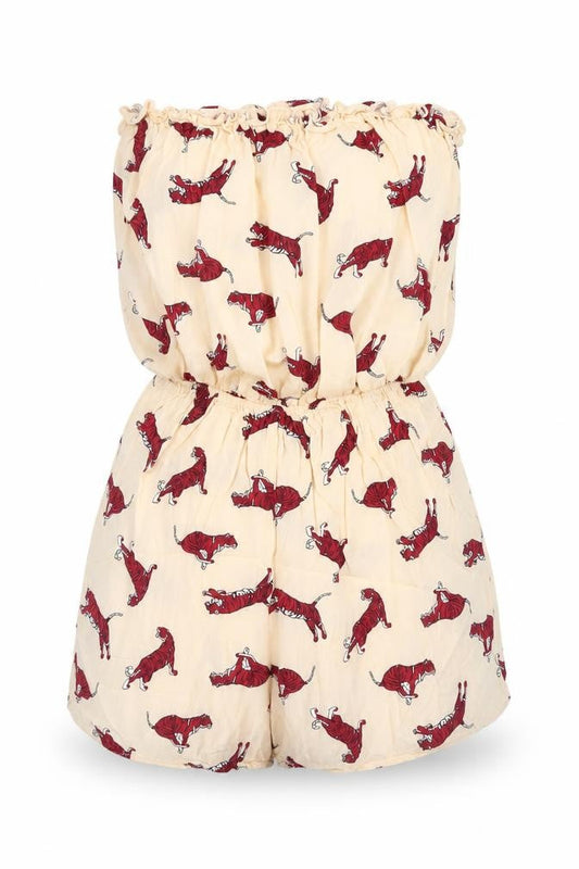 Womens UK Size 4 H&M One-Piece Pink Playsuit