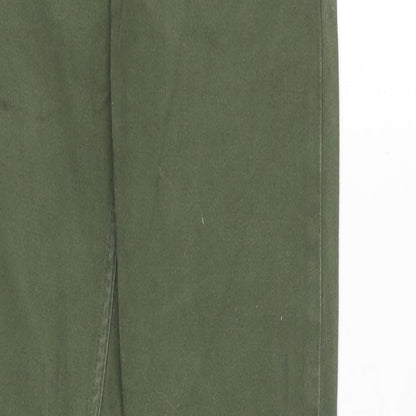 Hollister Womens Green Cotton Skinny Jeans Size 24 in Regular Zip