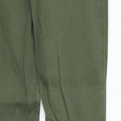 Hollister Womens Green Cotton Skinny Jeans Size 24 in Regular Zip