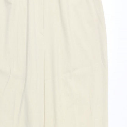 Womens UK Size 34 in slimma Regular Fit  Beige Trousers