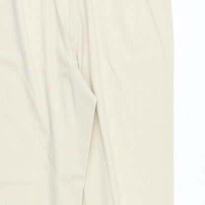 Womens UK Size 34 in slimma Regular Fit  Beige Trousers