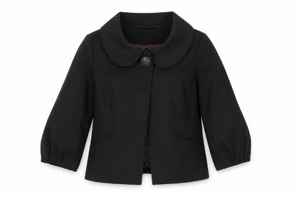 Marks & Spencer Womens Black Jacket Blazer Size 10 Button