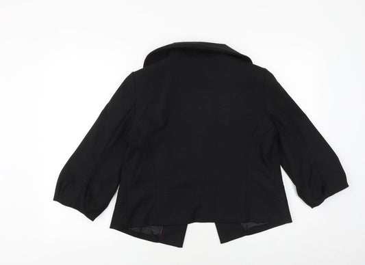 Womens UK Size 10 Marks and Spencer Black Jacket