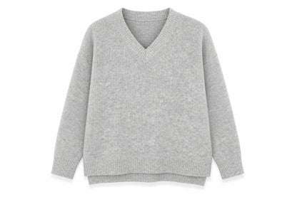 Womens UK Size L New Look Grey Pullover Jumper