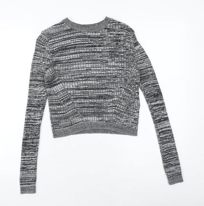 Womens UK Size 6 Topshop Grey Pullover Jumper