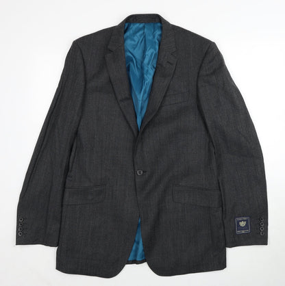Mens UK Size 40 Marks and Spencer Regular Grey Suit Jacket