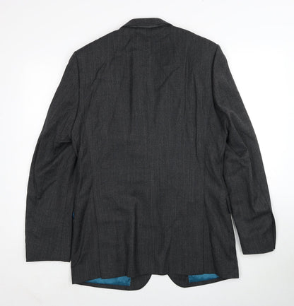 Mens UK Size 40 Marks and Spencer Regular Grey Suit Jacket