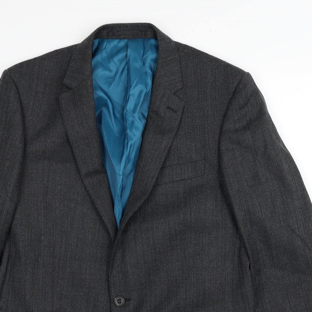 Mens UK Size 40 Marks and Spencer Regular Grey Suit Jacket