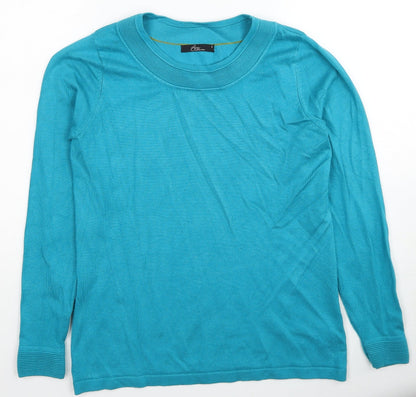 Womens UK Size S Bonmarché Blue Pullover Jumper