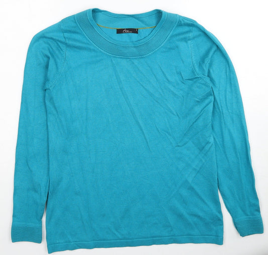 Womens UK Size S Bonmarché Blue Pullover Jumper