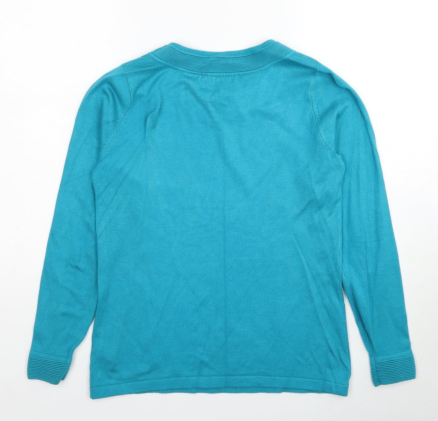 Womens UK Size S Bonmarché Blue Pullover Jumper