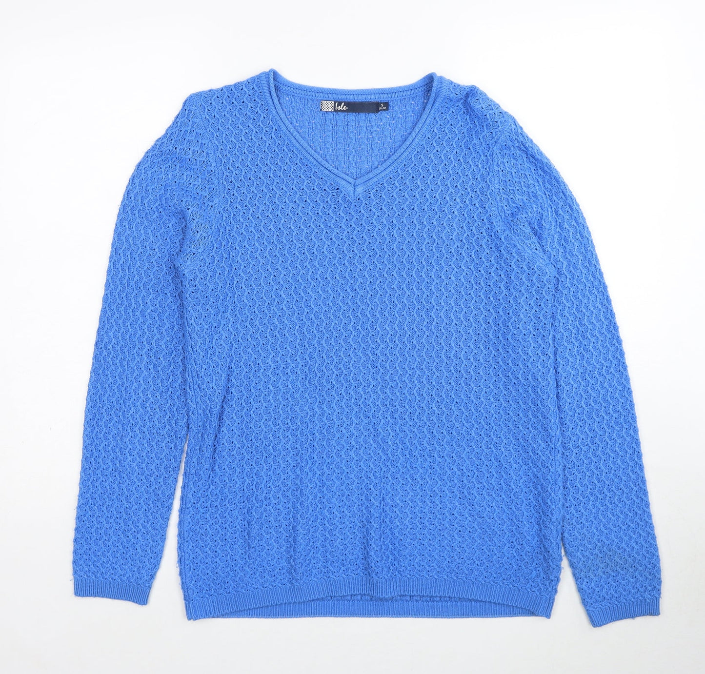 Womens UK Size 10 EWM Blue Pullover Jumper