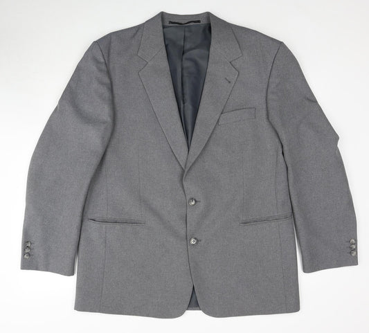 Mens UK Size 42 Canda Regular Grey Suit Jacket