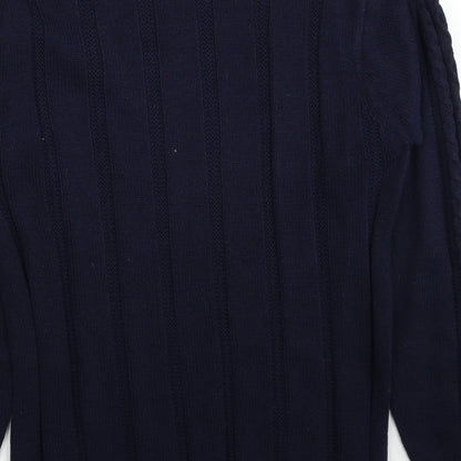Womens UK Size S Jumper Blue Pullover Jumper