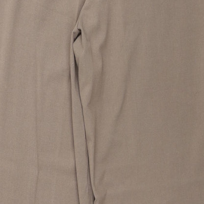 Womens UK Size 16 Debenhams Regular Fit  Brown Trousers