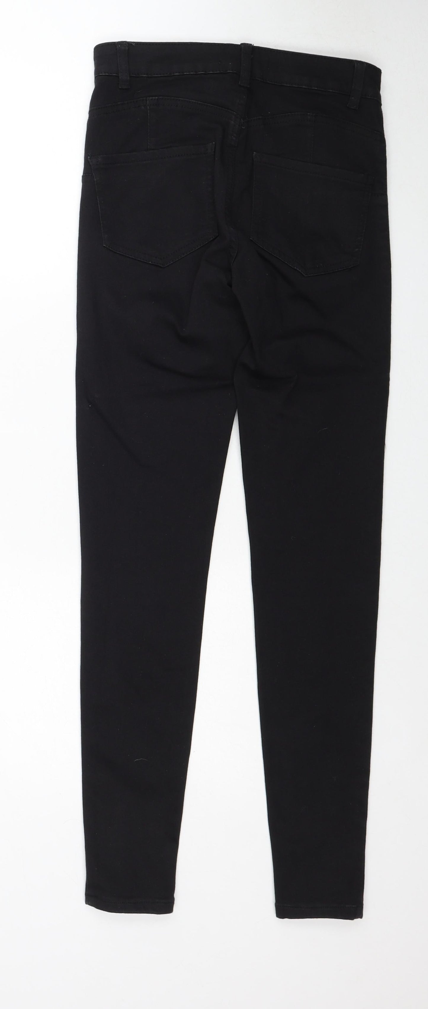 Womens UK Size 8 Denim & Co. Regular Fit Skinny Black Jeans