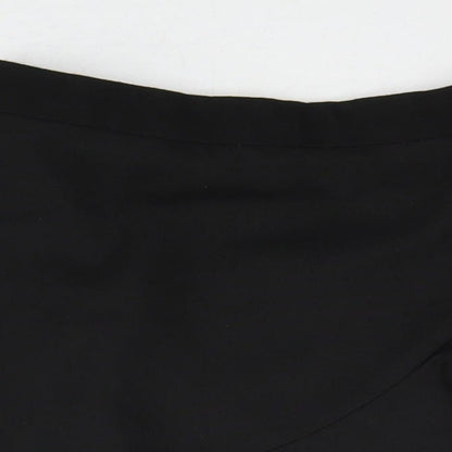 George Girls Black Polyester A-Line Skirt Size 5-6 Years Regular Pull On